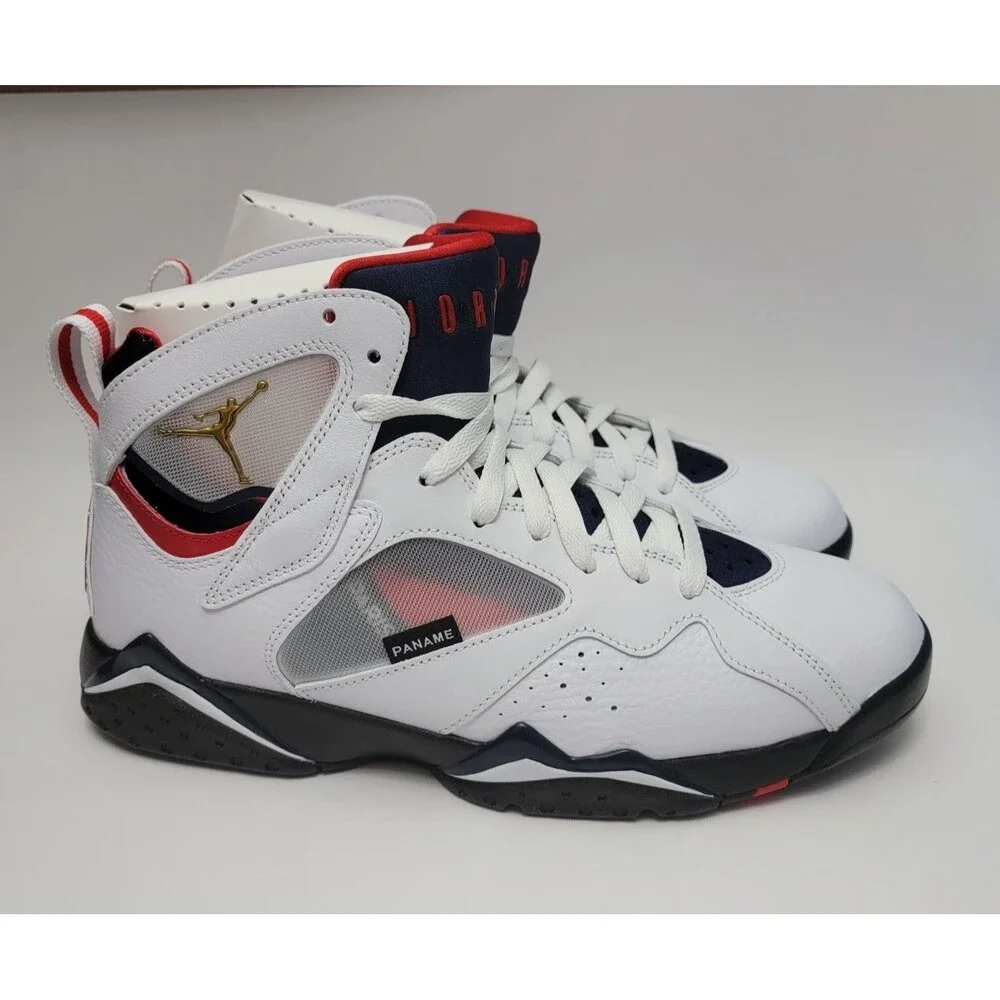 Nike Air Jordan 7 Retro Paris PSG Shoes White Sneakers Men's 9.5 CZ0789-105 11W